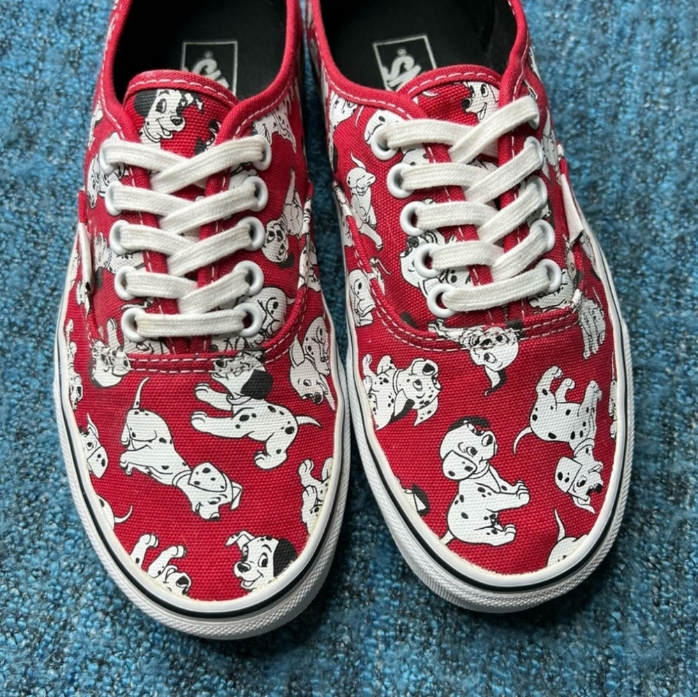 Disney 101 Dalmatians vans shoes W8 - Picture 2 of 7